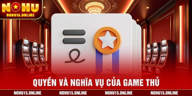 Quyền và nghĩa vụ của game thủ